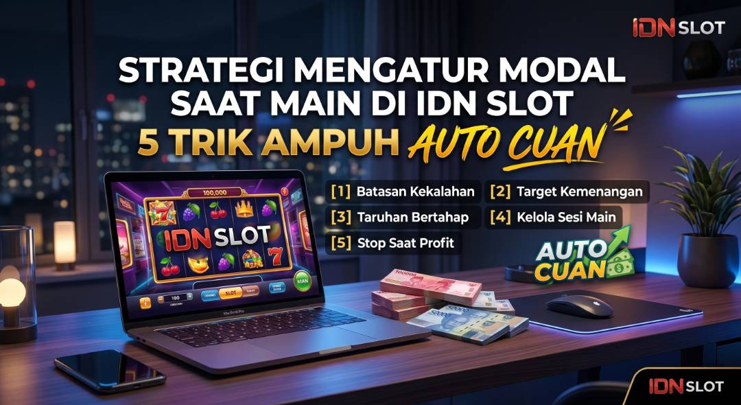 Strategi Mengatur Modal Saat Main di IDN Slot: 5 Trik Ampuh Auto Cuan